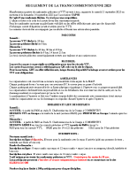 Règlement Transcommentryenne (13 et 14 septembre 2025)