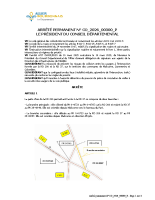 Arrêté départemental travaux RD 200