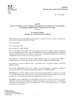 Interdiction rave party du 27 au 30 avril 2026