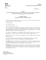 Arrêté interdiction temporaire de rassemblements de personnes avec diffusion de musique amplifiée 24 au 27 avril 2026