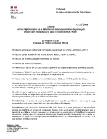 Arrêté protoxyde d’azote Allier 15 mai 2026 au 1er janvier 2027