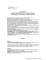 Arrêtés travaux RD 156